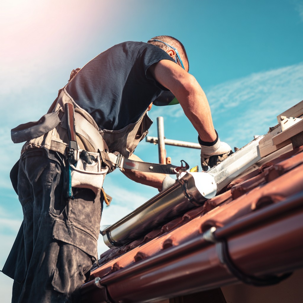 Zinguerie: gouttières et chéneaux
